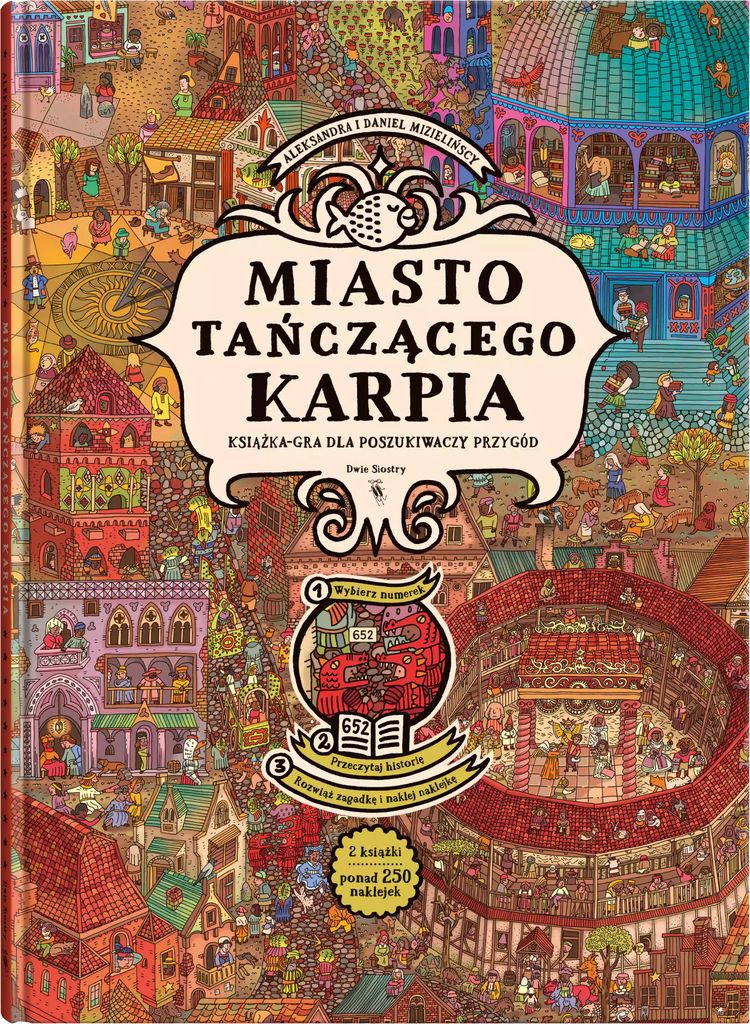Dwie Siostry Miasto Tańczącego Karpia: Książka-Gra Z Zdjęcie produktu 
