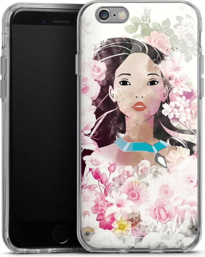 DeinDesign Handyhülle für Apple iPhone 6 Silikon Hülle Case Smartphone Schutzhülle Disney Offizielles Lizenzprodukt Pocahontas