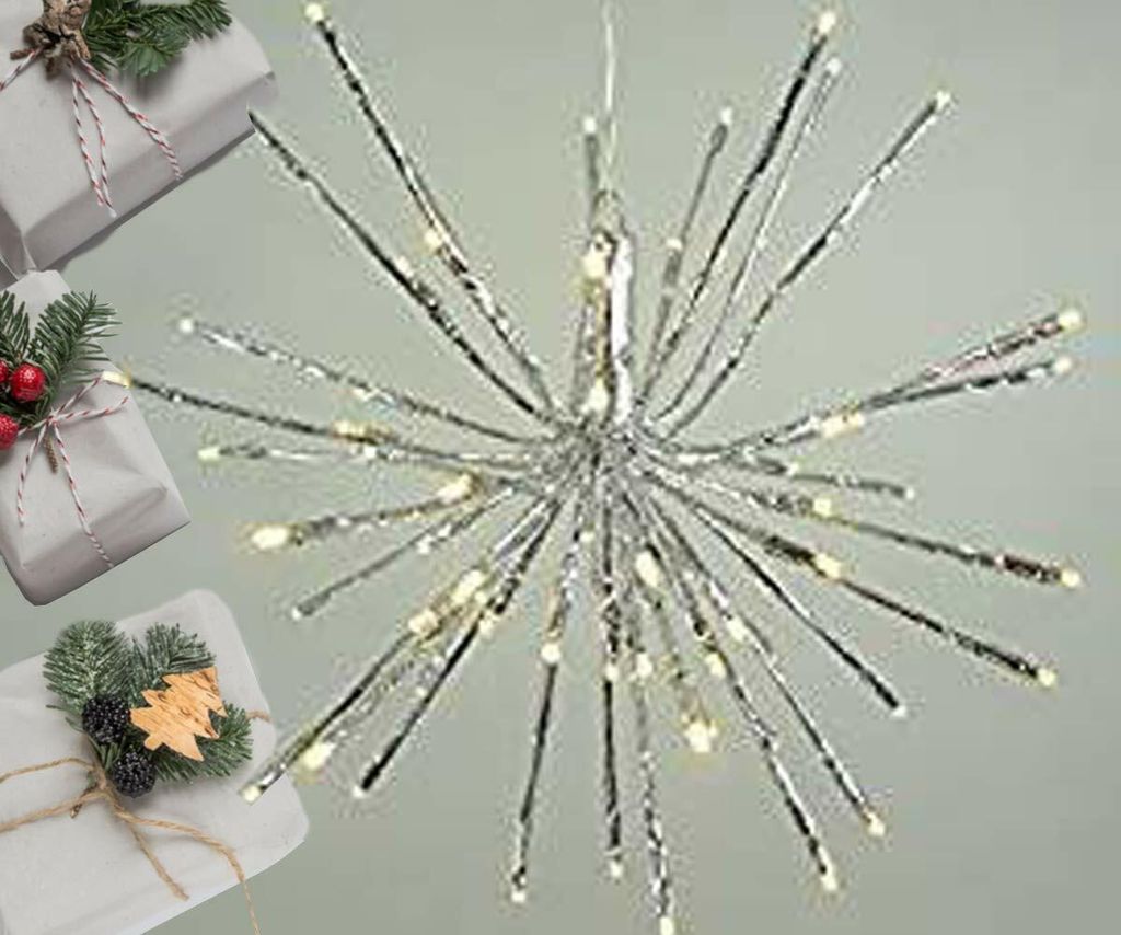 LED Deko Licht-Stern Sadie 80 flgwarmweiß Weihnachtsstern Produktbild 