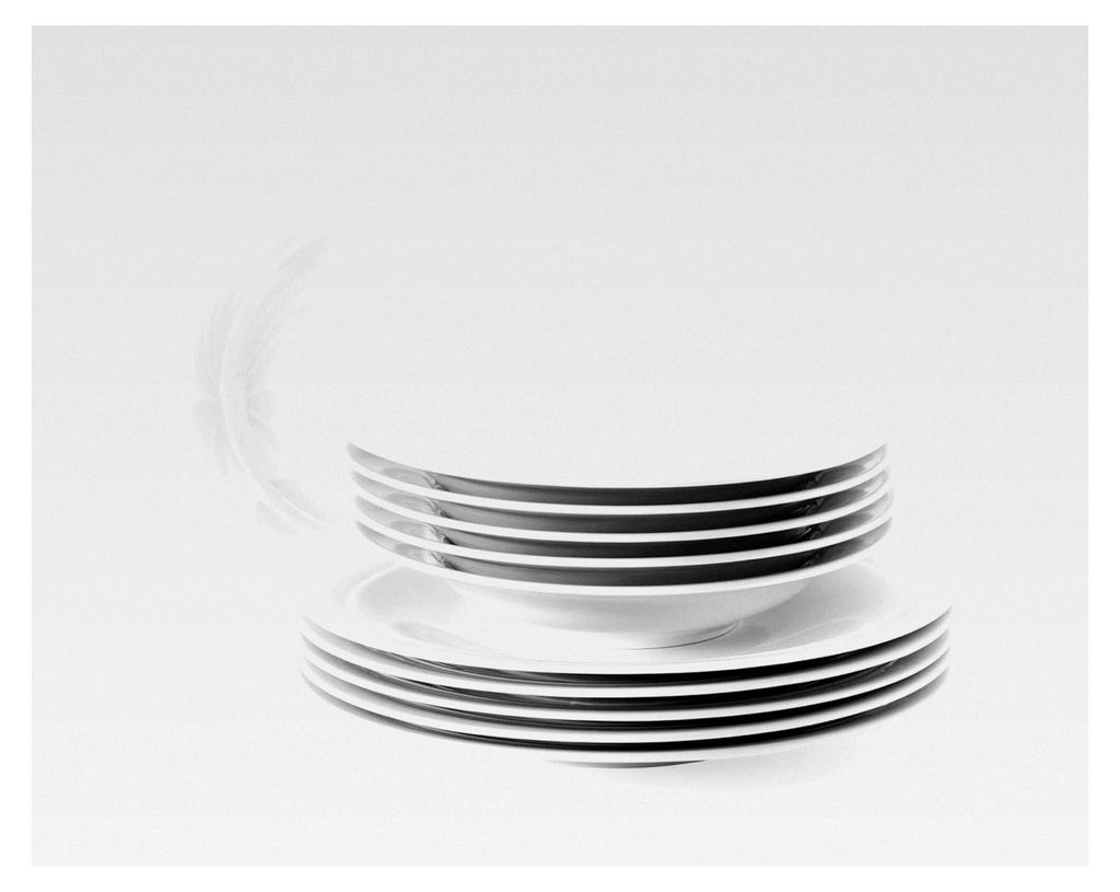 Tafelservice 12-teilig Trio weiß, 32,3 x 32,3 x 23,5 cm