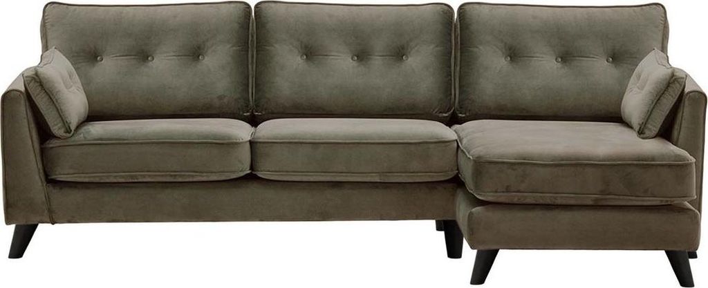 Rechtsseitiges Ecksofa Magnus-Velluto 17-black