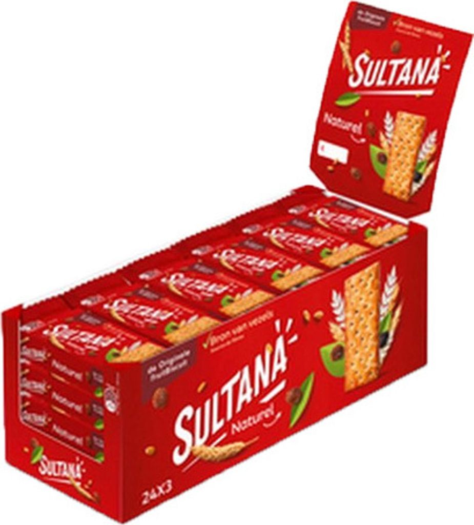 Biscotti alla frutta Sultana con ripieno all'uva 24 x 3 Immagine del prodotto 