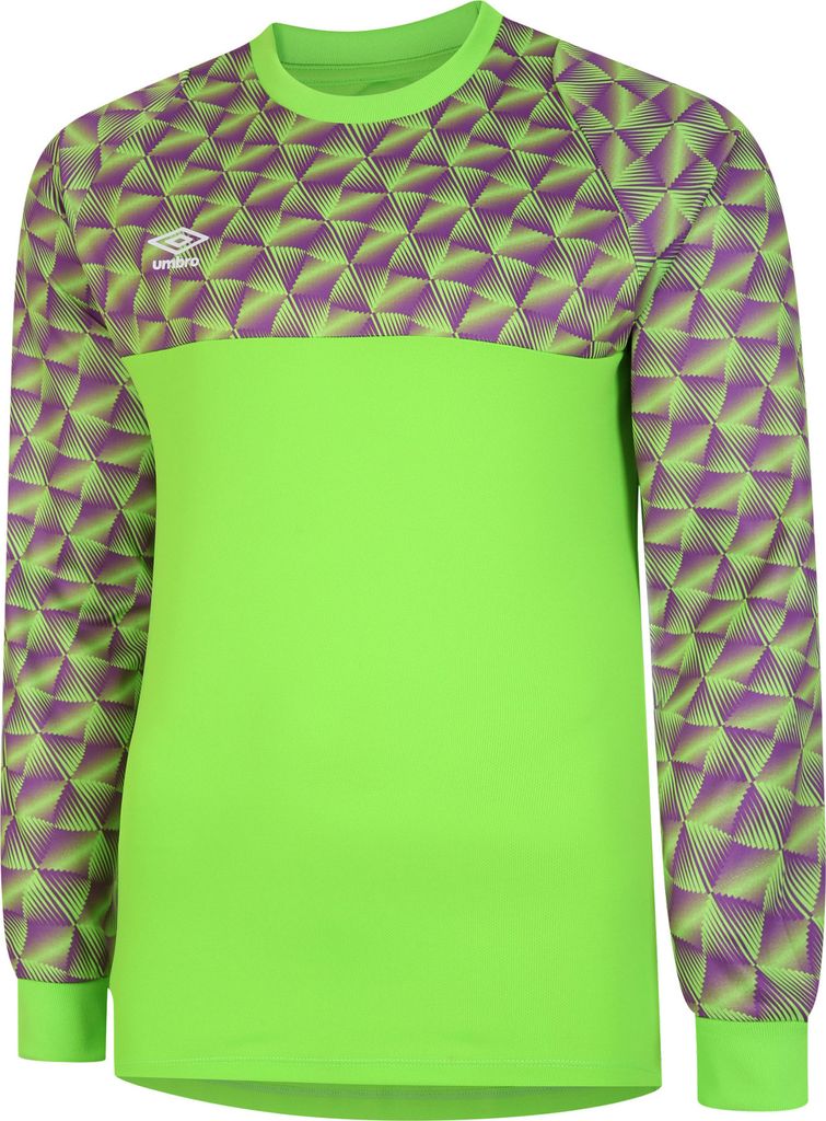 Umbro - "Flux" Torwarttrikot für Kinder Langärmlig UO1619 (158) (Gecko-Grün/Purpur Kaktus)