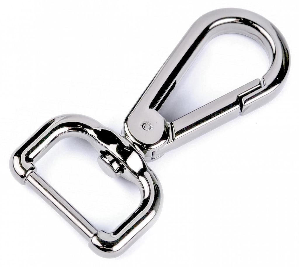 1 Bolzen-Karabiner Karabinerhaken Größen Farbwahl - Gurtband Hundeleinen