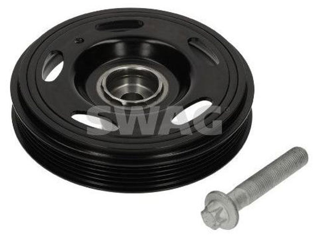 SWAG 33 11 1579 Riemenscheibe Kurbelwelle für OPEL Corsa D Schrägheck (S07) 153mm 5-Rippen
