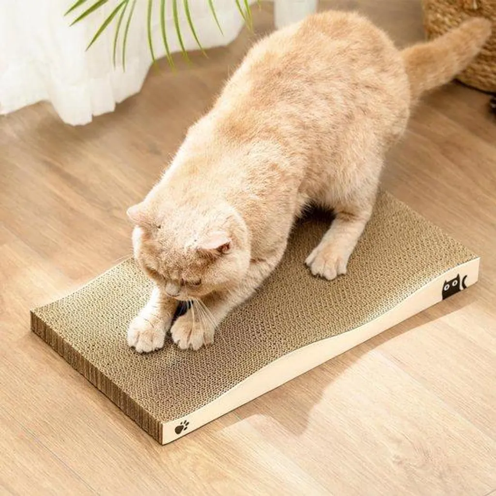 Planche à griffer pour chat en carton rigide et écologique XL