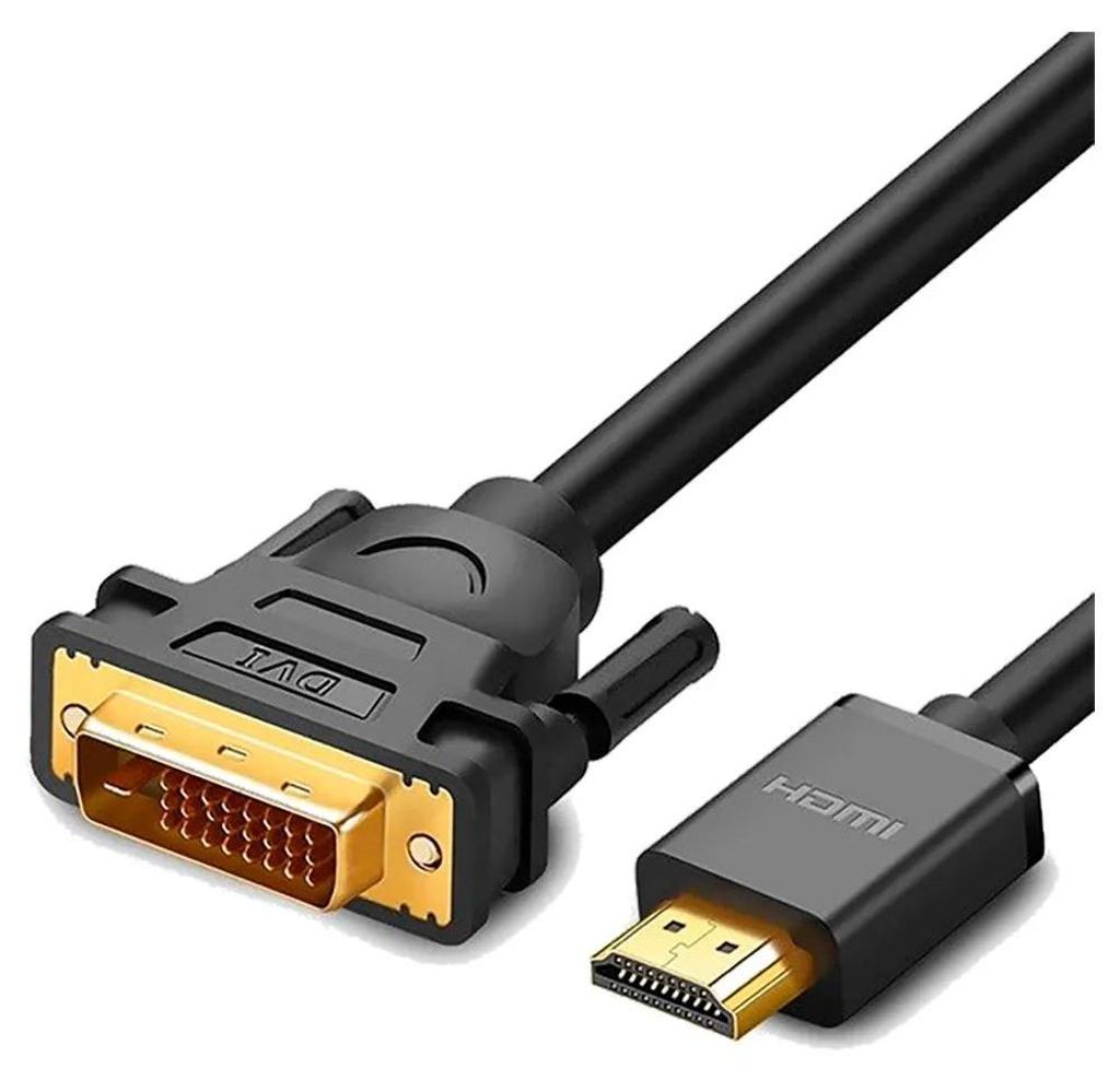 Ugreen HD106 DVI zu HDMI Kabel, 24+1 Pin, 60Hz, 1,5m, Produktbild 
