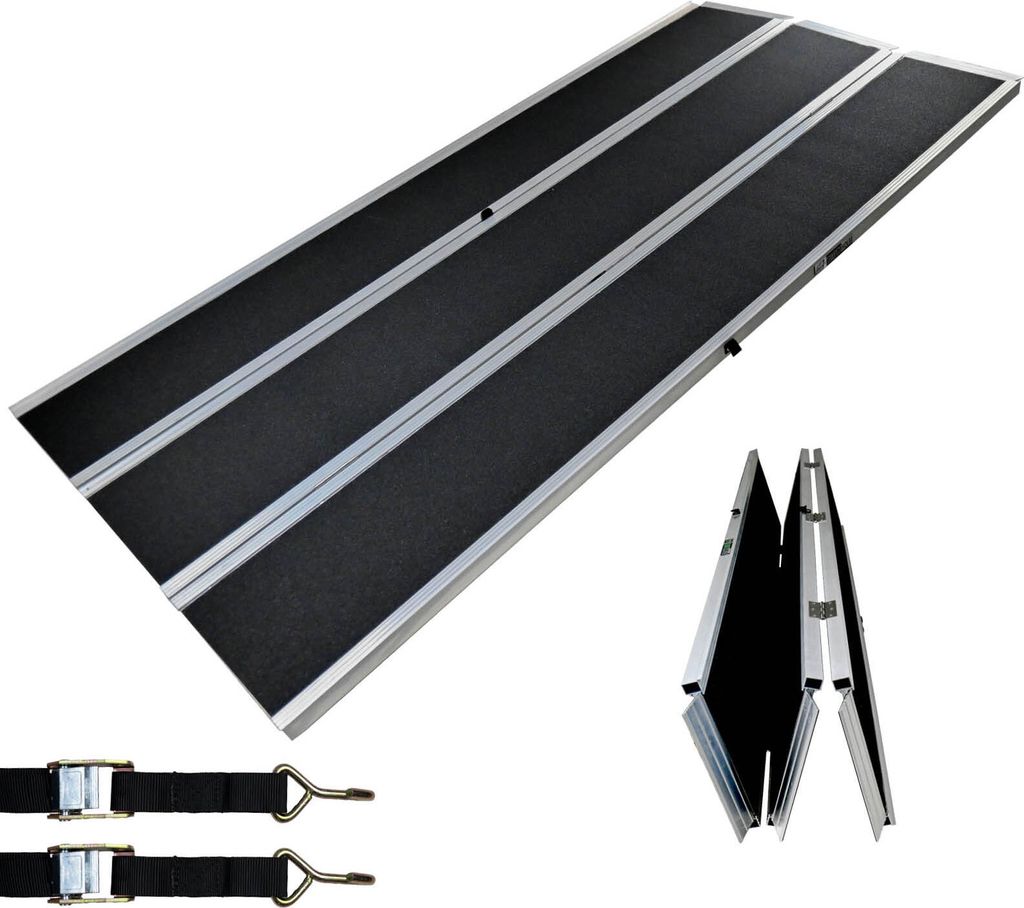 DREIBREIT by TRUTZHOLM Alu Auffahrrampe 215 cm 3-fach Produktbild 