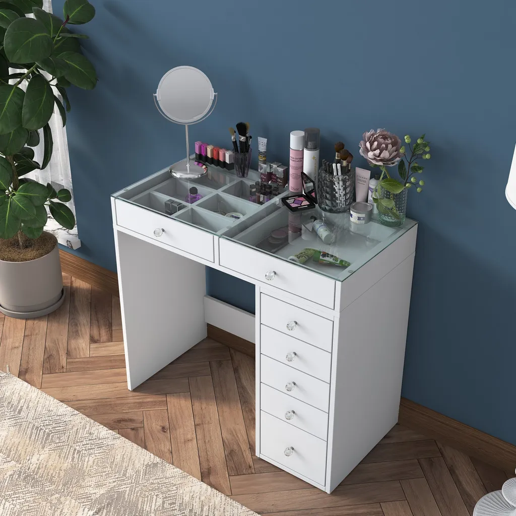 Coiffeuse Stable 90x44,5 cm Skye Decor - Fini le Désordre sur la Table - 2