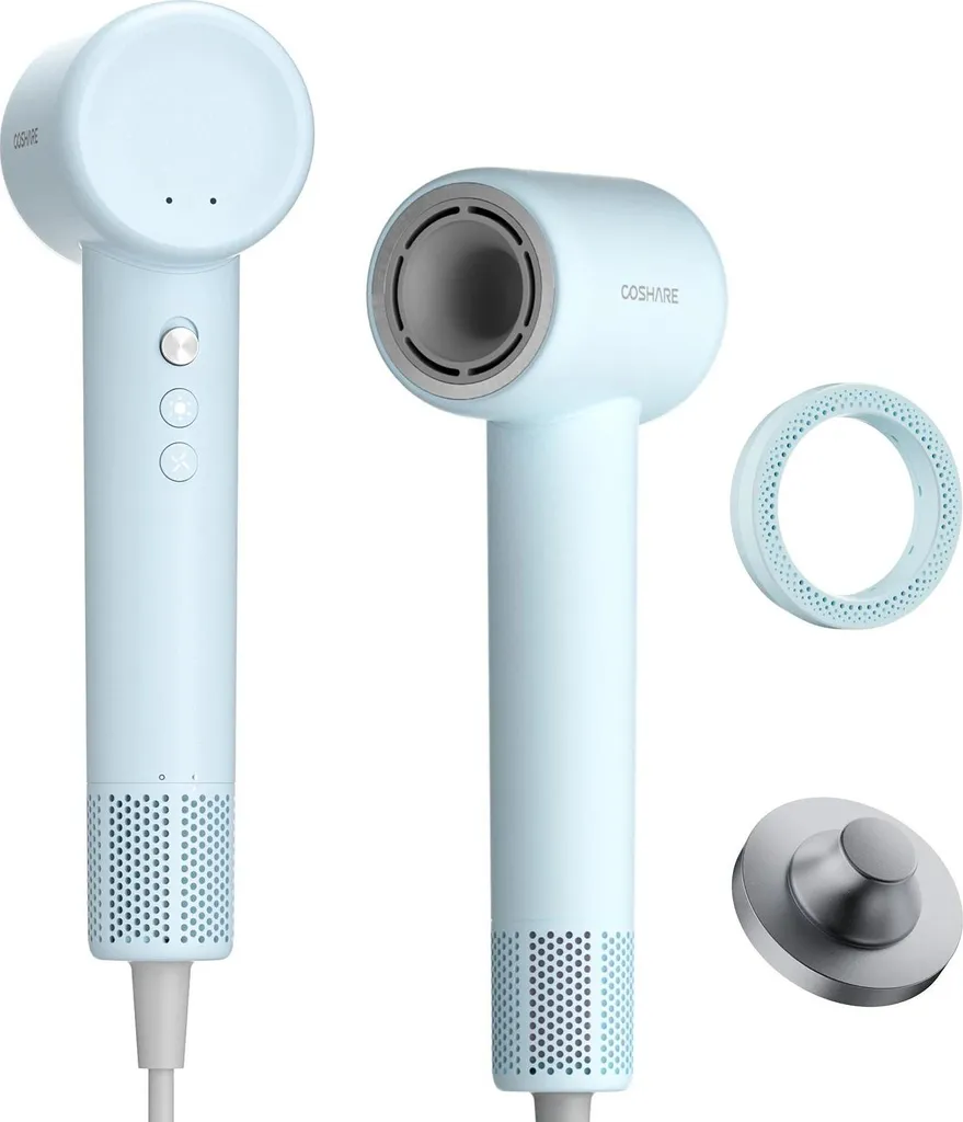 Mini Phon Viaggio HD21 25W 110V Blu Ionico - Spina UE per Viaggiatori