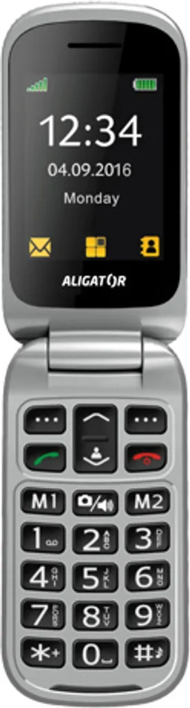 Téléphone Senior Facile à Utiliser avec Station de Charge et Bouton SOS