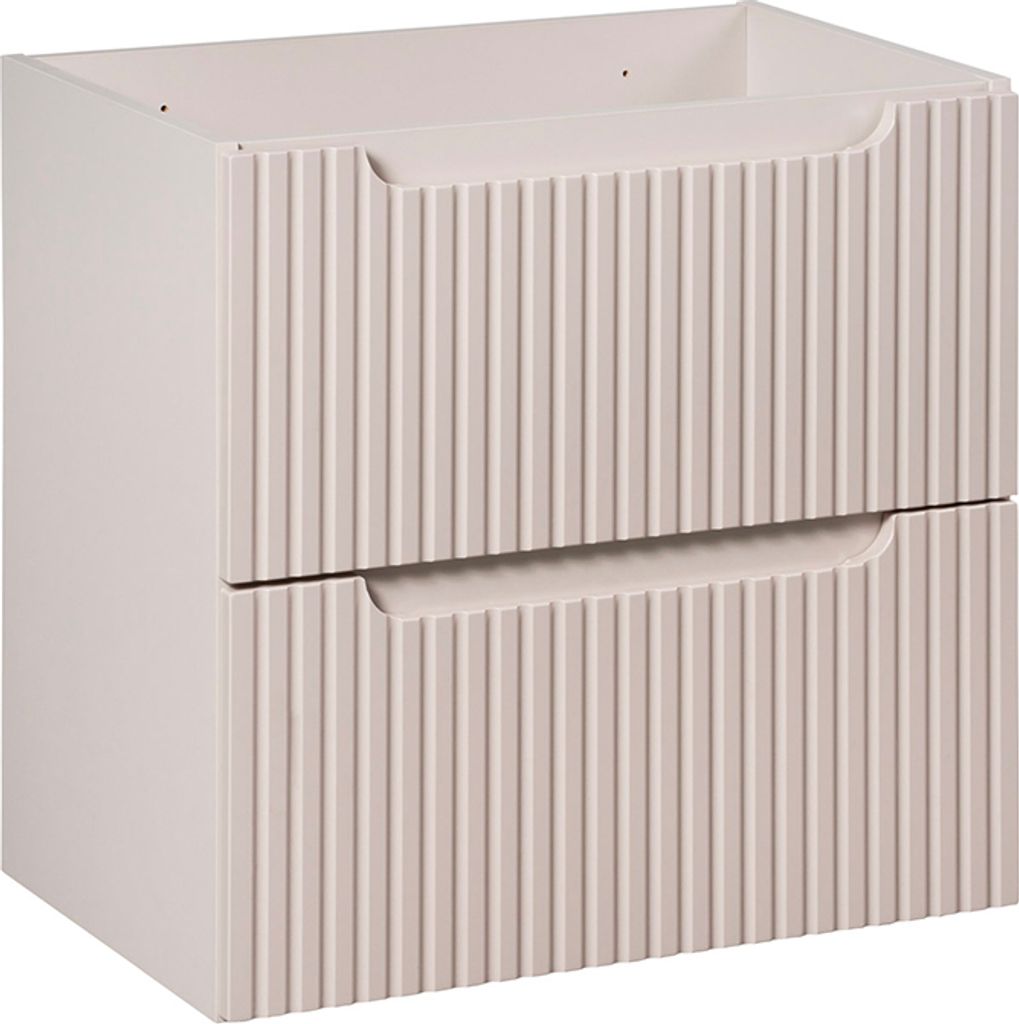 Waschtischunterschrank 60cm Riva mit 2 Schubladen, Kaschmir