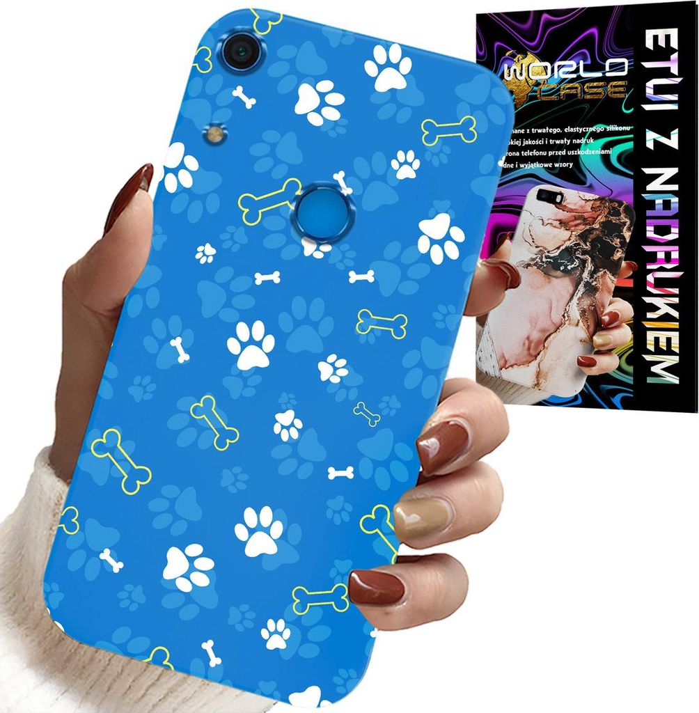 Fall Für Huawei Y6S - Knochen Pfoten Hund Patrouille Designs Für Kinder