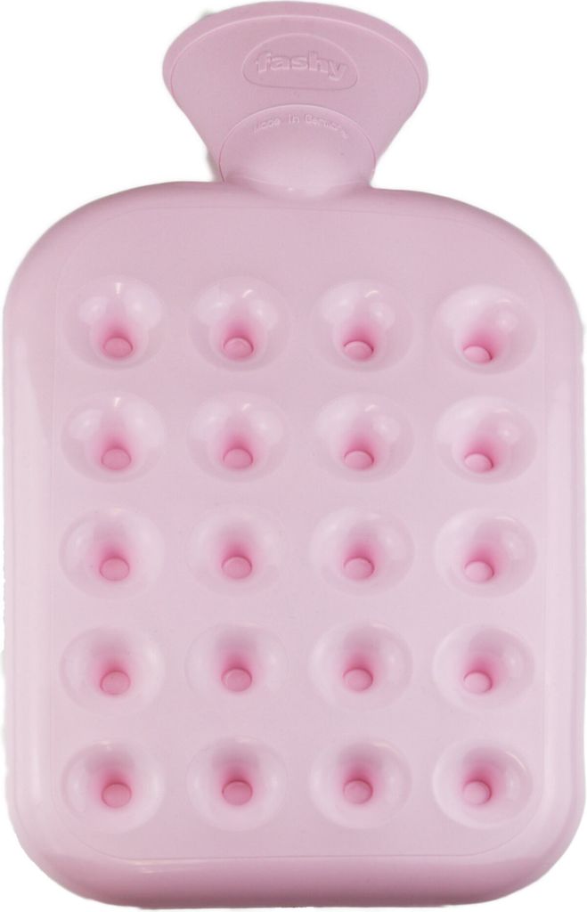 Fashy Waben-Wärmflasche 1,2 L rosa