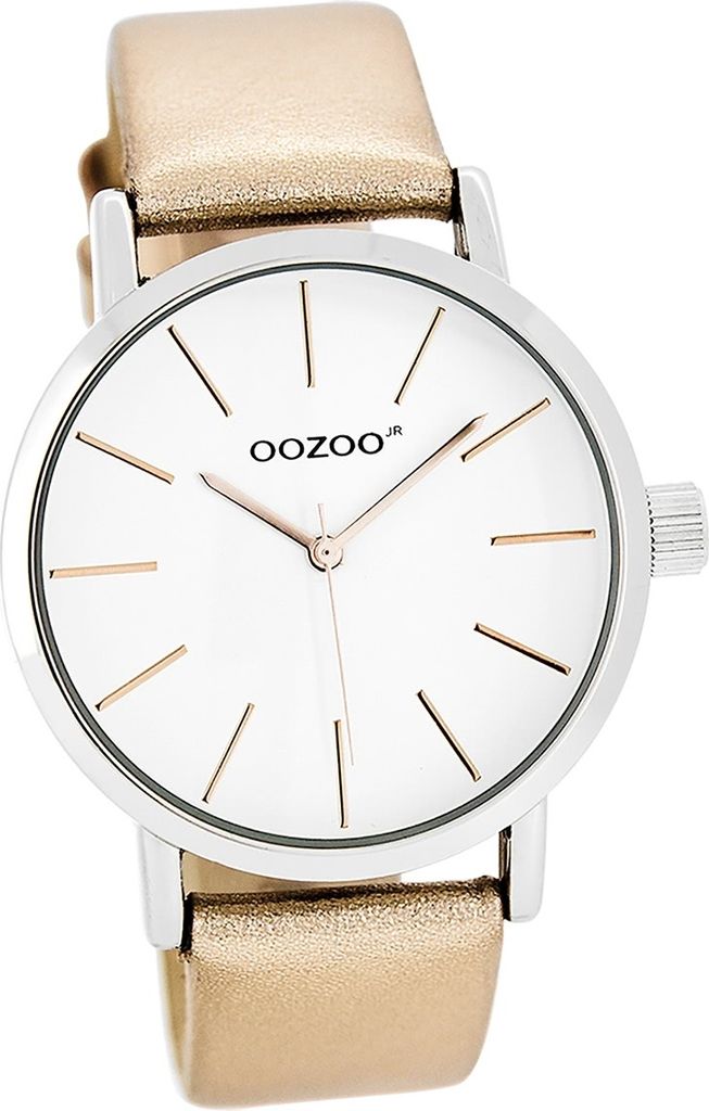 Oozoo Metall Damen Uhr matt Analog Quarzuhr Armband rosegold Junior D2UOJR277