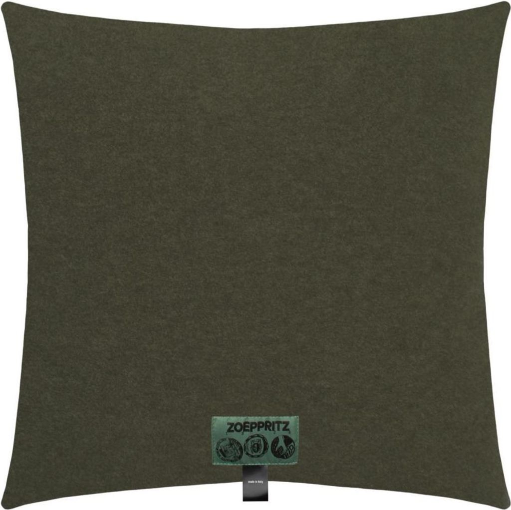 Zoeppritz Kissenhülle Soft-Fleece Farbe olive branch Größe 50x50