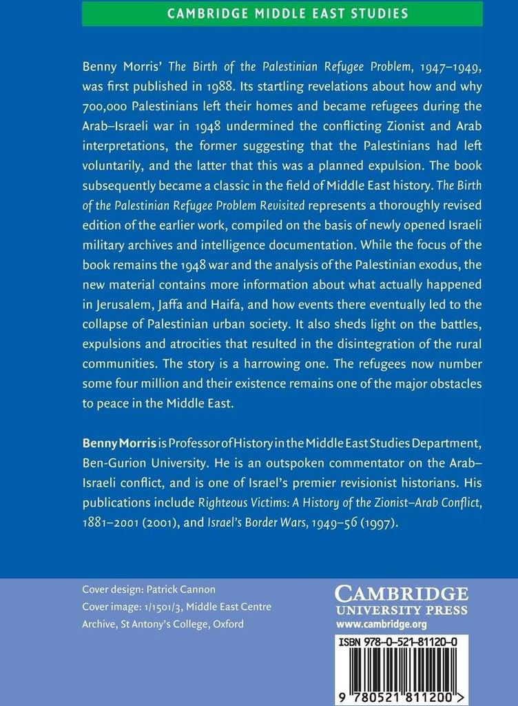 The Birth of the Palestinian Refugee Problem Revisited
