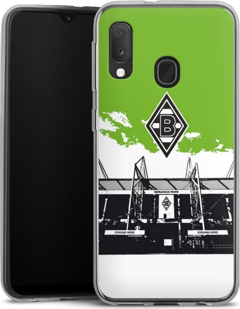 DeinDesign Handyhülle für Samsung Galaxy A20e Silikon Hülle Case Smartphone Schutzhülle Borussia Mönchengladbach Fanartikel Stadion