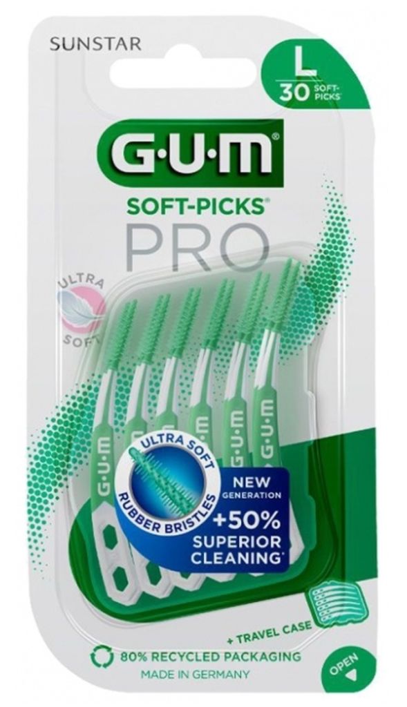 GUM Soft-Picks Pro Medium Interdentalbürsten, 30 St. Produktbild 