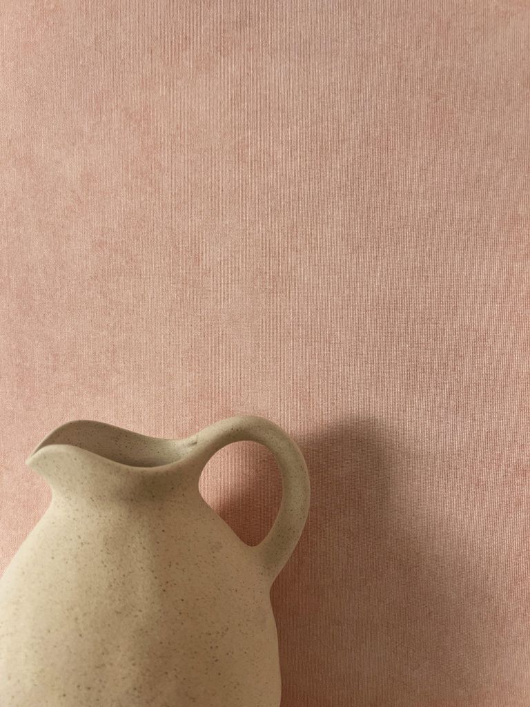 NEWROOM Tapete Zeno Rosa Vliestapete - Modern Unifarbe Textil-Optik Germany