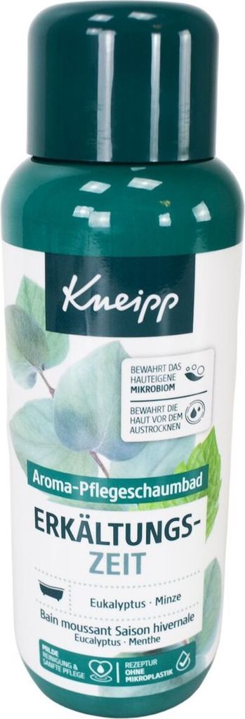 Bain moussant Kneipp contre le rhume, eucalyptus-menthe, Image du produit 