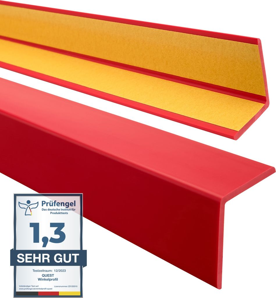 QUEST Samolepiaci mäkký ochranný uhlový profil z PVC Obrázok produktu 
