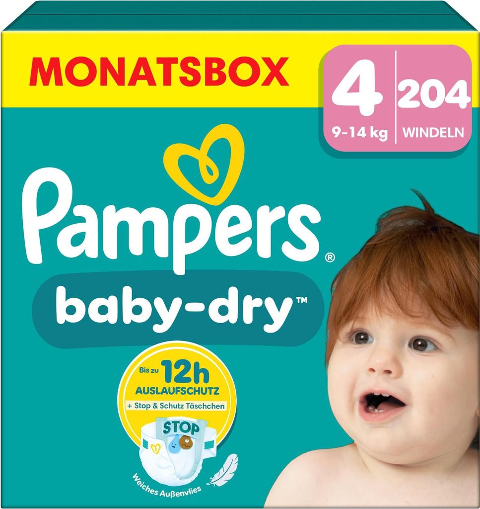 Pampers® 8006540785034 Pampers® Windeln baby-dry™ Monatsbox Immagine del prodotto 
