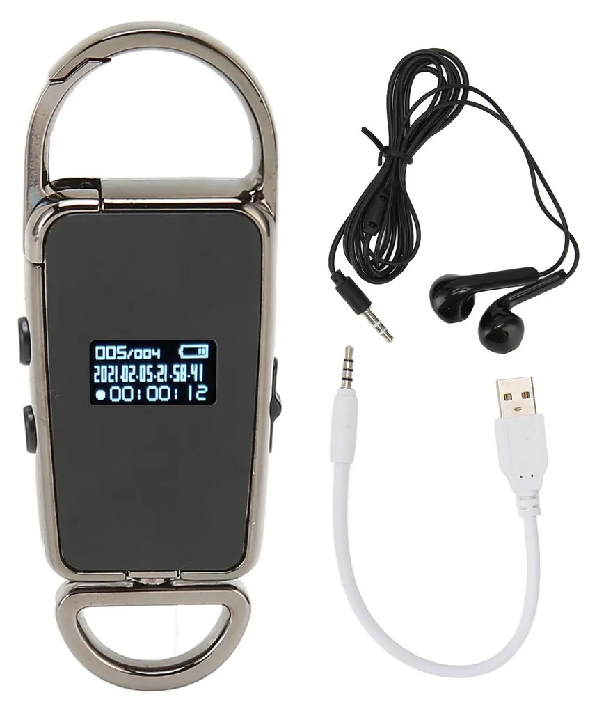 Enregistreur de Cours et Réunions 32 Go - Dictaphone HD Multifonction