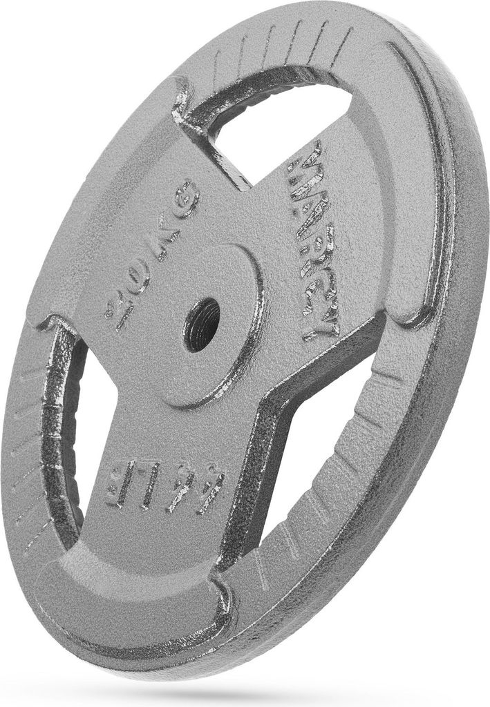 Zátěžový talíř Gymtek® - 20 kg závaží, ?30 mm - zátěžový Obrázek produktu 3