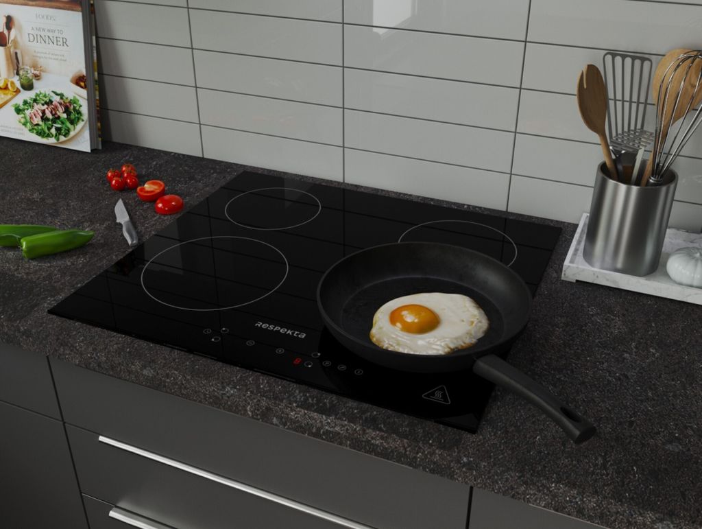 Kochfeld Induktion autark 4 Zonen Glaskeramikkochfeld 60 cm Produktbild 4