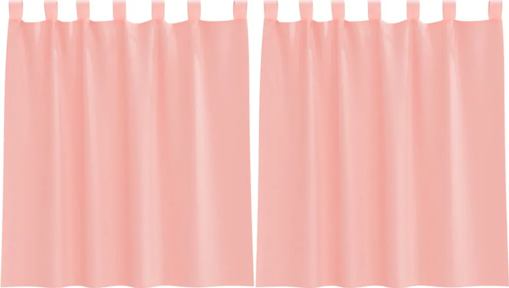 vidaXL Tende in Voile Rosa con Tasche per Aste 2 pz - Acquista Online