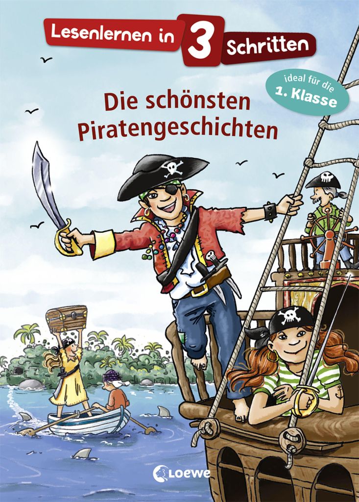 Loewe Lesenlernen in 3 Schritten - Die schönsten Piratengeschichten