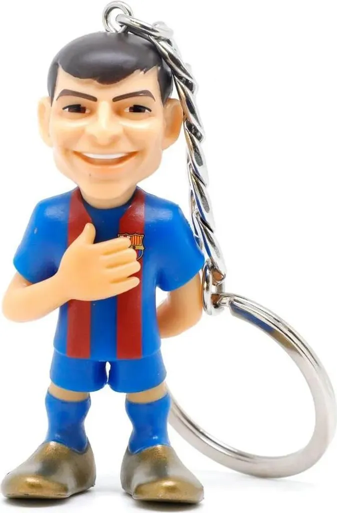 Porte-clés Figurine Foot Pedri FC Barcelone Minix Eleven Force 7cm