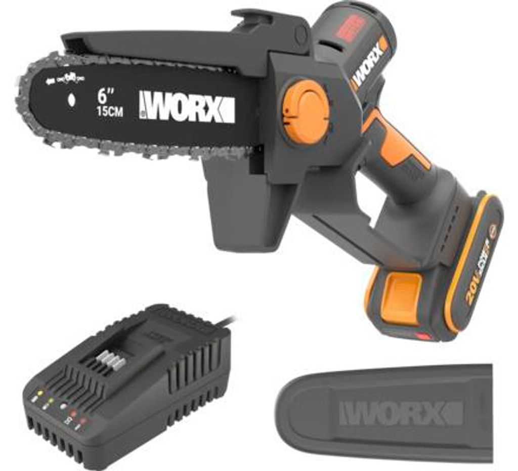 Akku Gehölzschneider Minikettensäge Astsäge WORX WG327E Produktbild 
