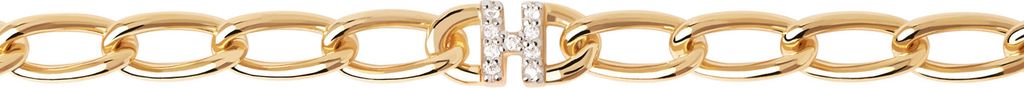 PDPAOLA Armband MINI LETTERS Sterlingsilber gold