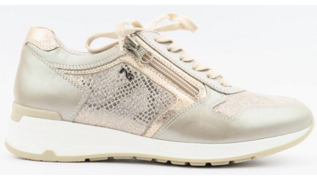 Nero Giardini Paradise Perl. Savana Sneaker Gold in Gr. 37