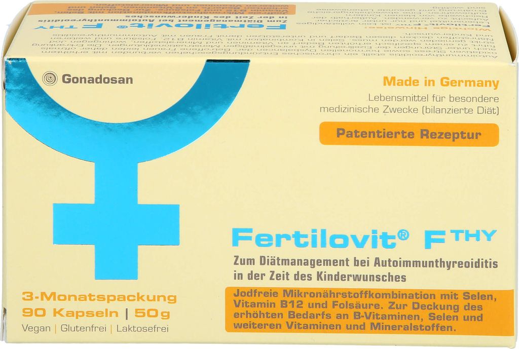 Fertilovit F Thy, integratore alimentare in capsule, 90 Immagine del prodotto 