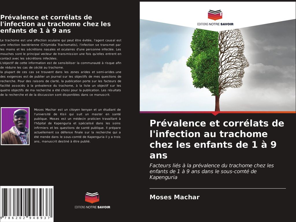 Prévalence et corrélats de l'infection au trachome chez les enfants de 1 à 9 ans