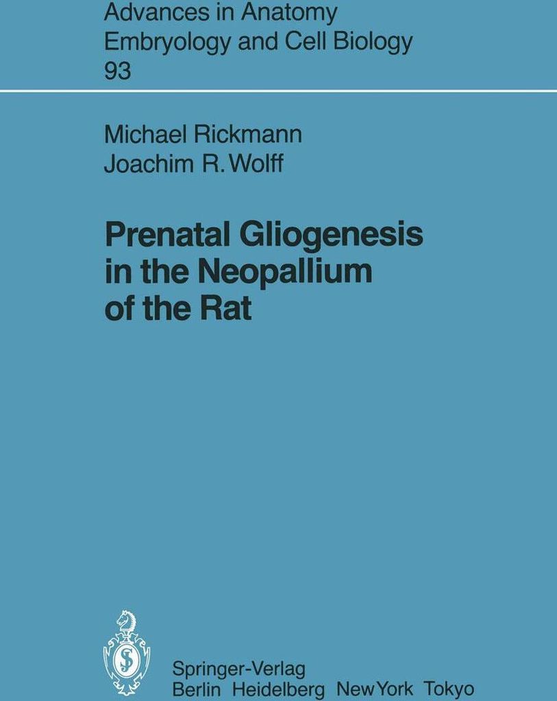 Prenatal Gliogenesis in the Neopallium of the Rat