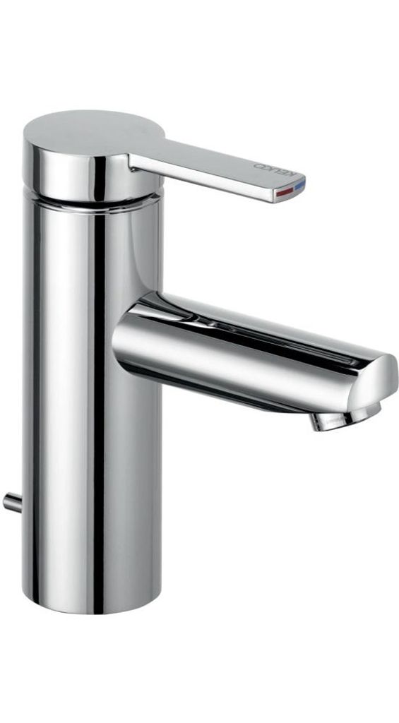 Keuco Plan Blue Einhebel-Waschtischarmatur 90 mm mit Ablaufgarnitur - verchromt - 53902010000