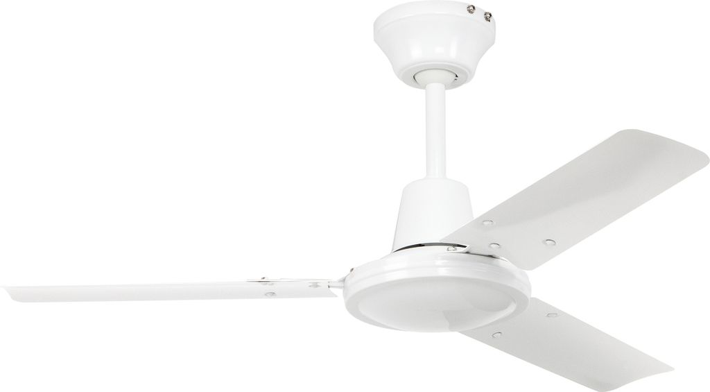 Deckenventilator ohne Steuerung Tristar II Weiß 92 cm