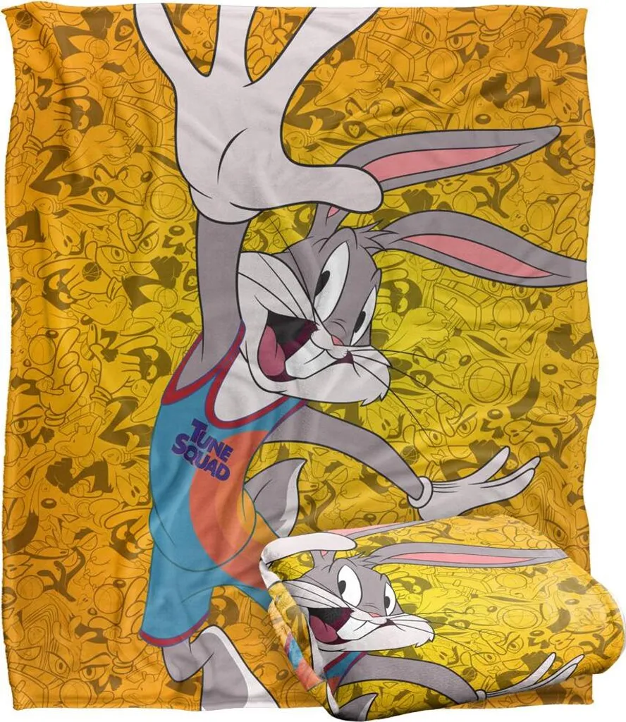 Couverture Space Jam TV18461 Taille Unique Colorée en Tissu Doux