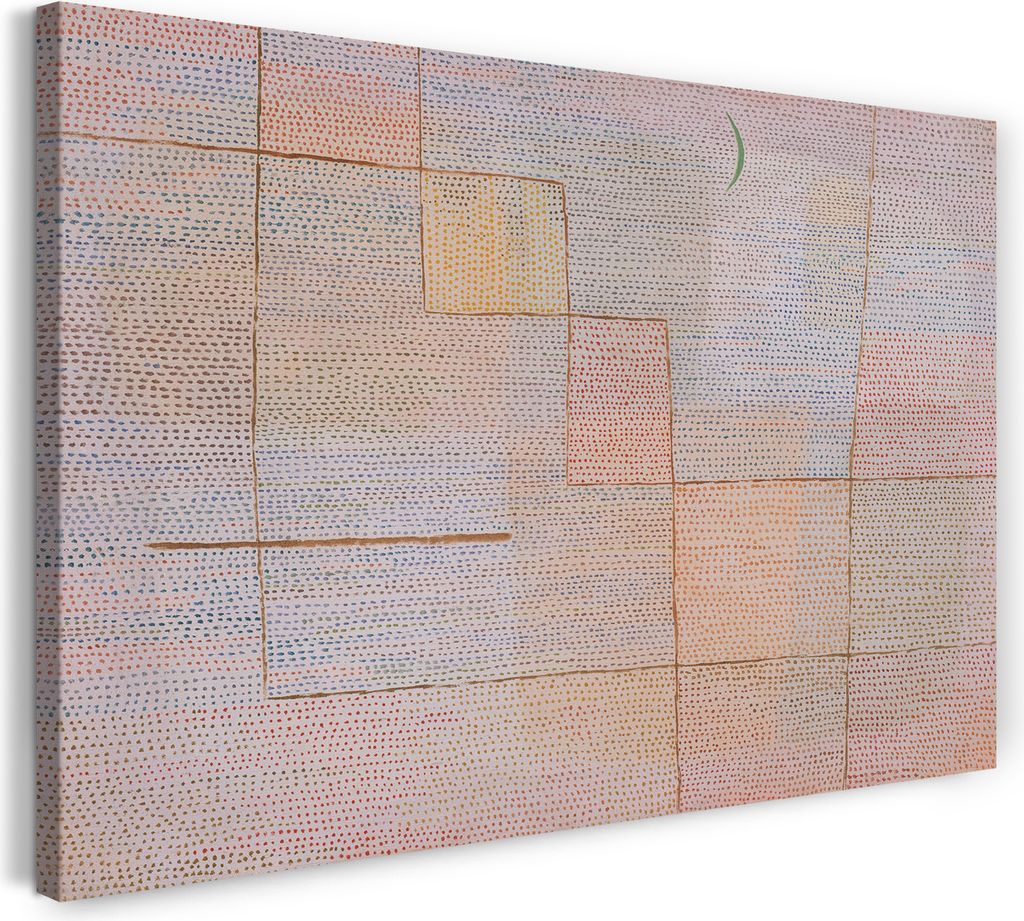 Leinwandbild (60x40cm): Paul Klee - Clarification (1932), echter Holz-Keilrahmen inkl. Aufhänger, handgefertigt in Deutschland