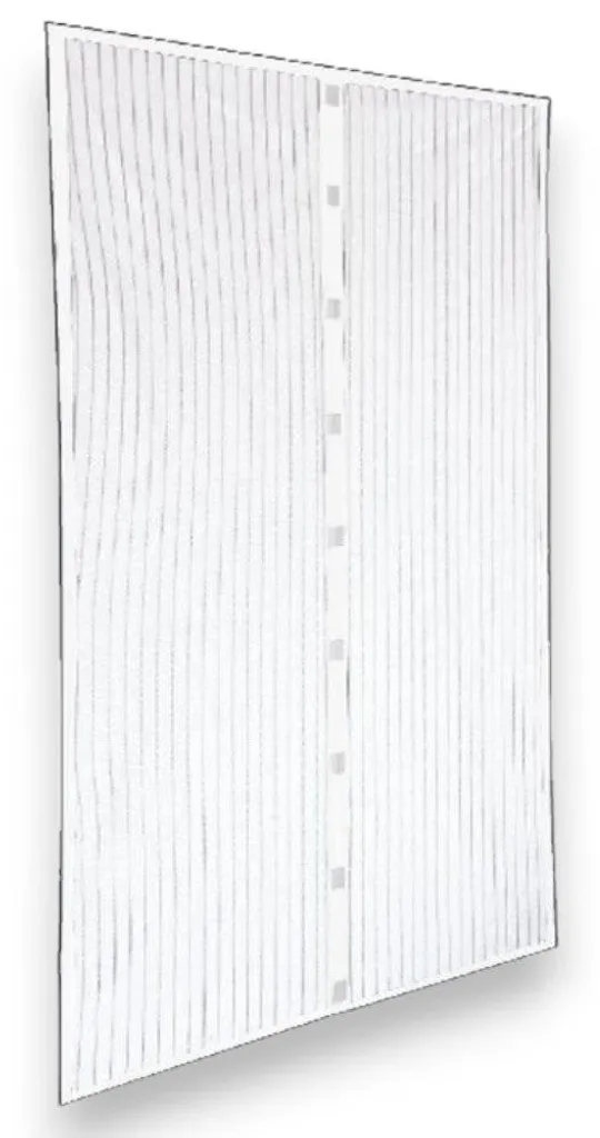 Moustiquaire magnétique blanche 120 x 250 cm pour porte et extérieur