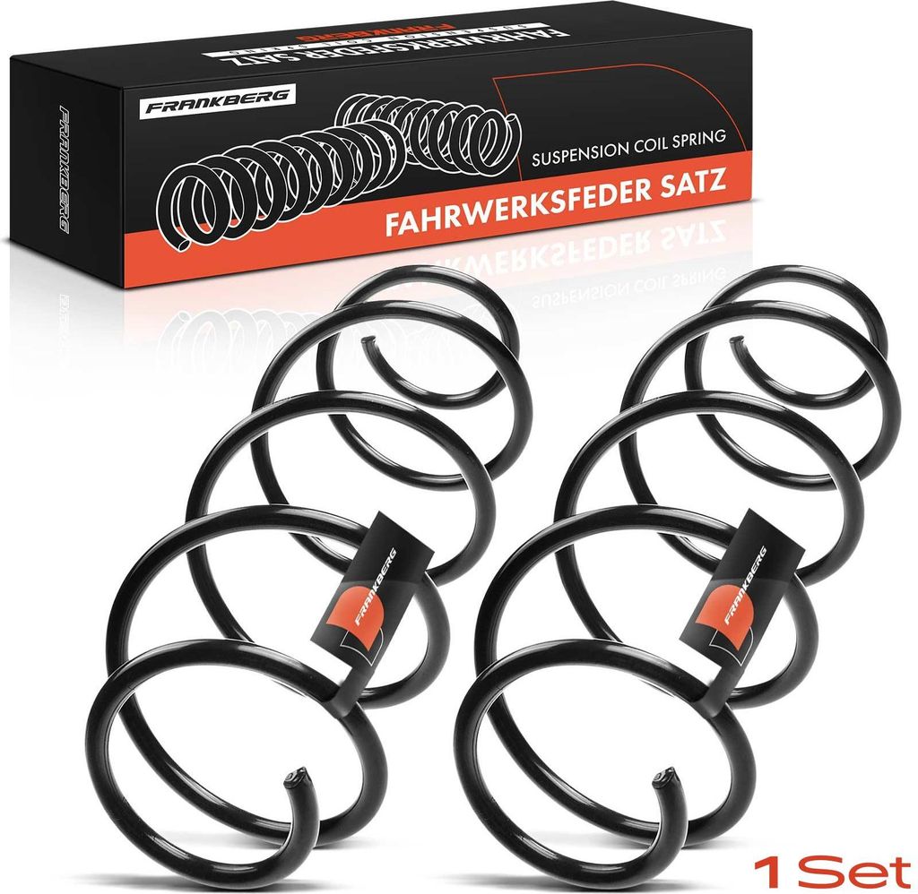 Frankberg 2x Fahrwerksfeder Vorderachse für Fiat Stilo 192 Stilo Multi Wagon 1.2L 1.4L 2002-2008