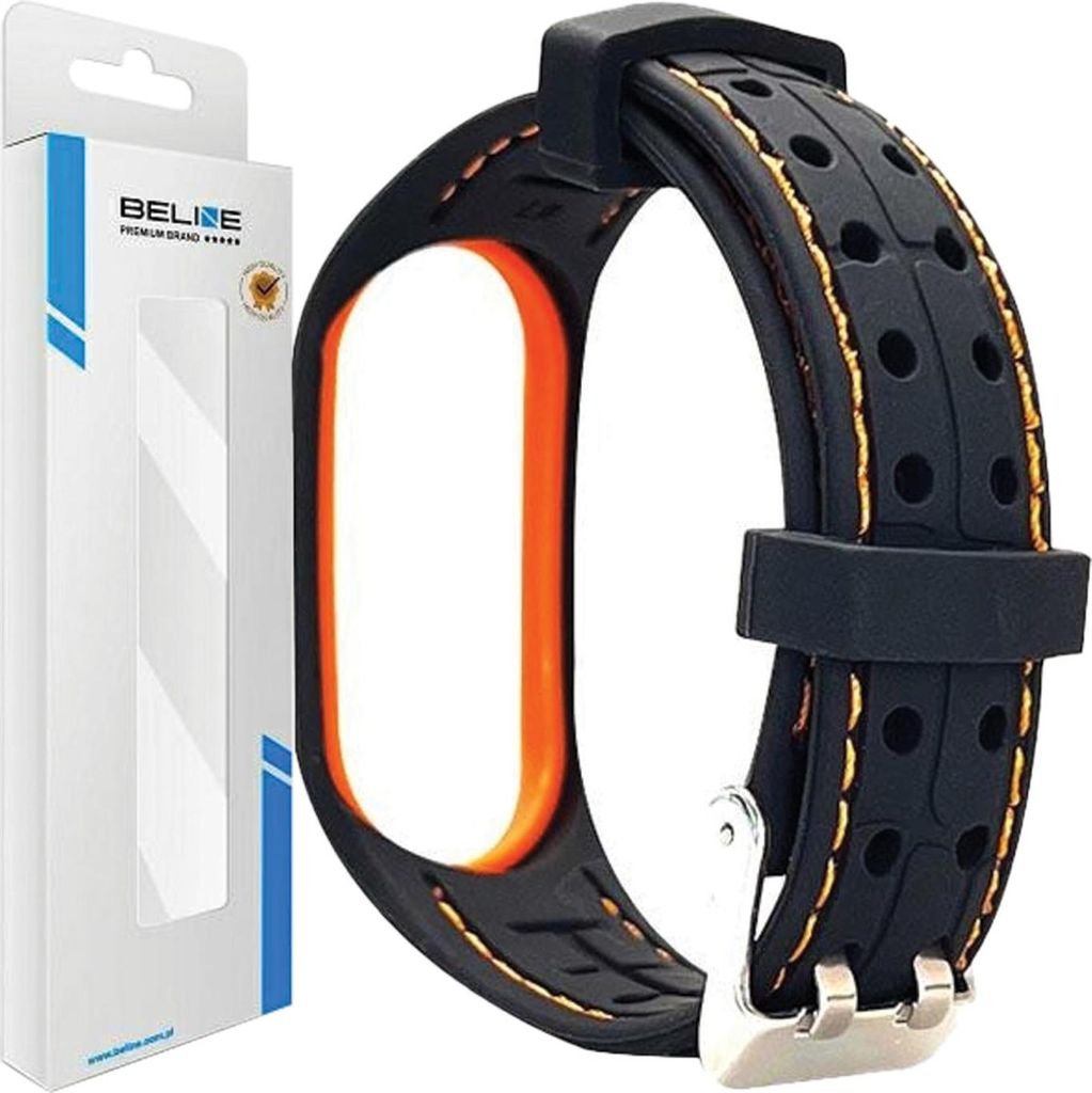 Beline Mi Band 3/4 Smartband Schwarz/Orange