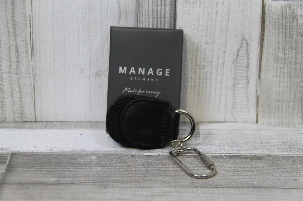 Mini pochette porte-monnaie avec anneau de clés pour usage quotidien