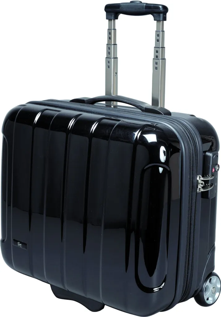 JSA Trolley de voyage Business Overnight noir - Bagage cabine rigide