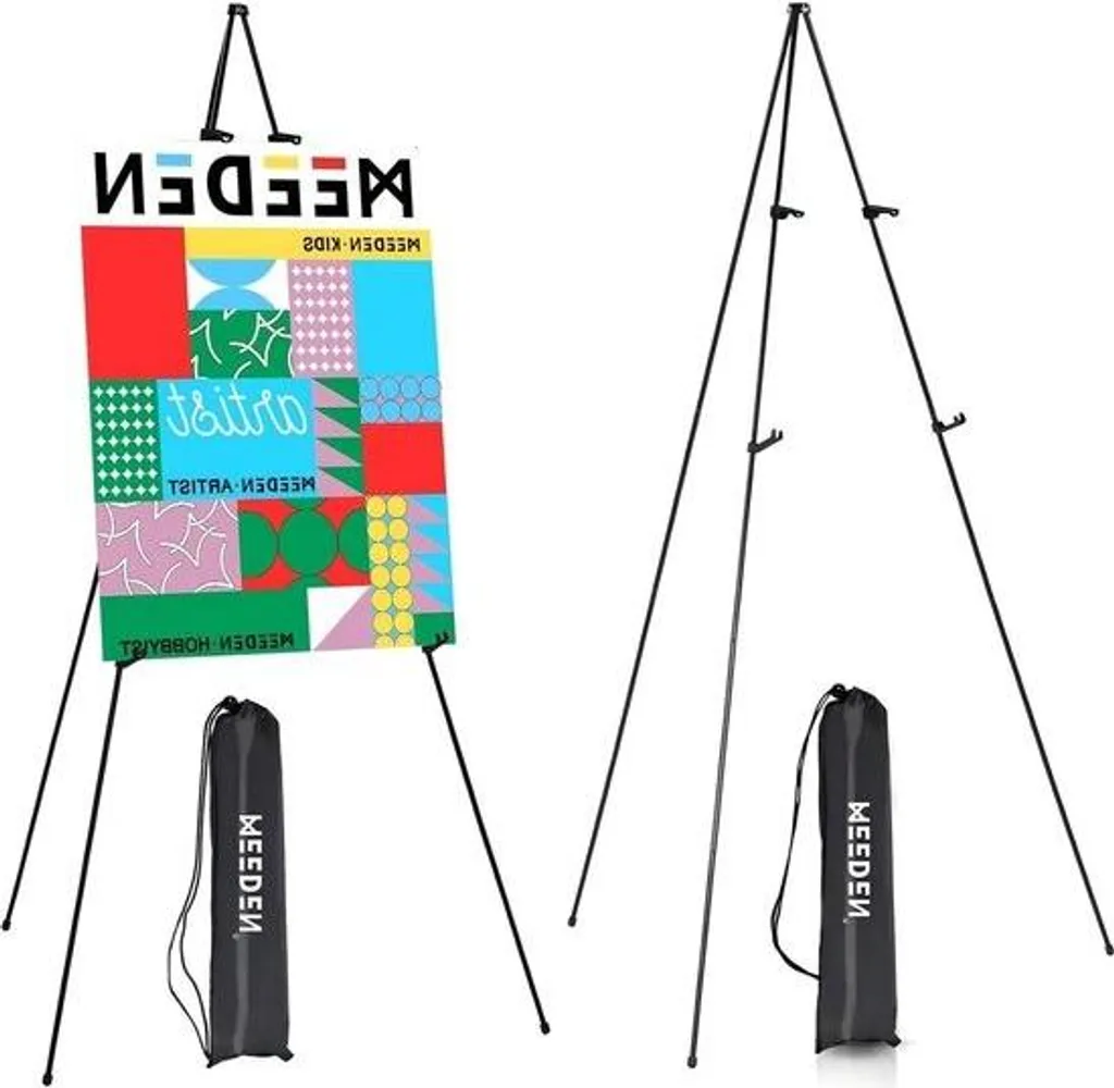Coppia Cavalletti Pittura Professionale - Regolabili e Pieghevoli