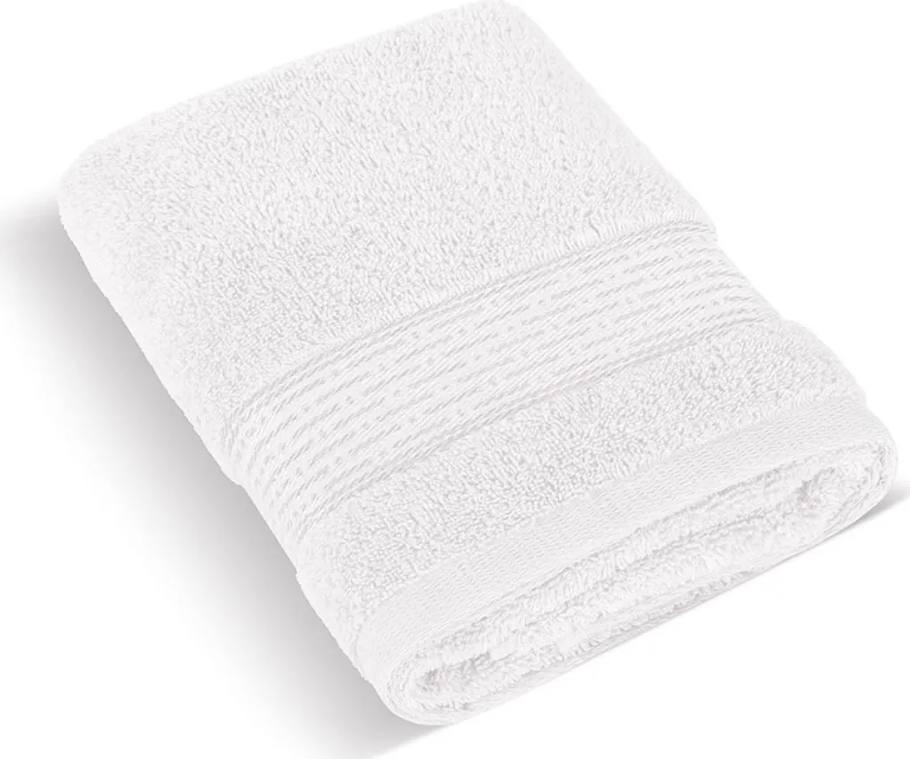 Asciugamano Viso 50x100cm Spugna 450g Bianco a Righe | Qualità Hotel